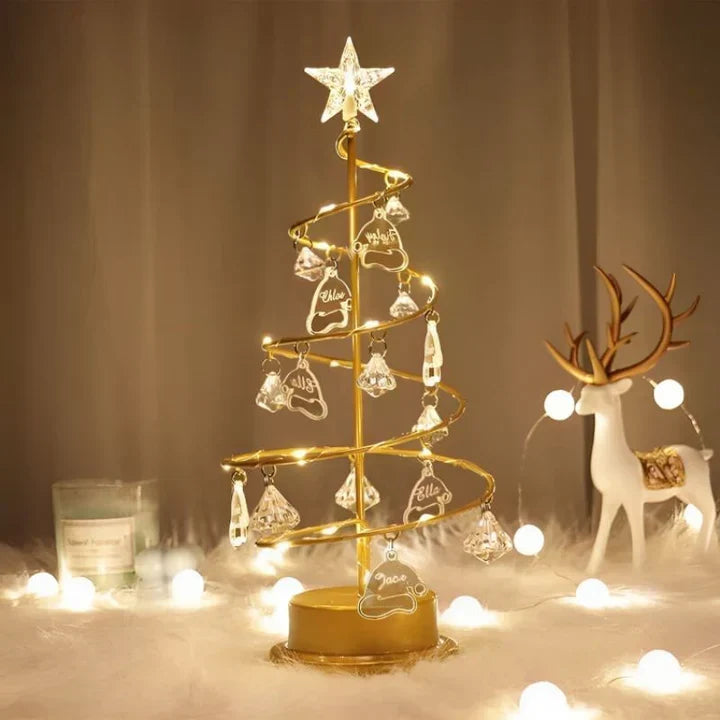 Gepersonaliseerde kerstboomhangers – stamboom
