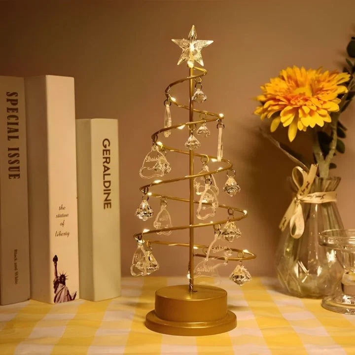 Gepersonaliseerde kerstboomhangers – stamboom