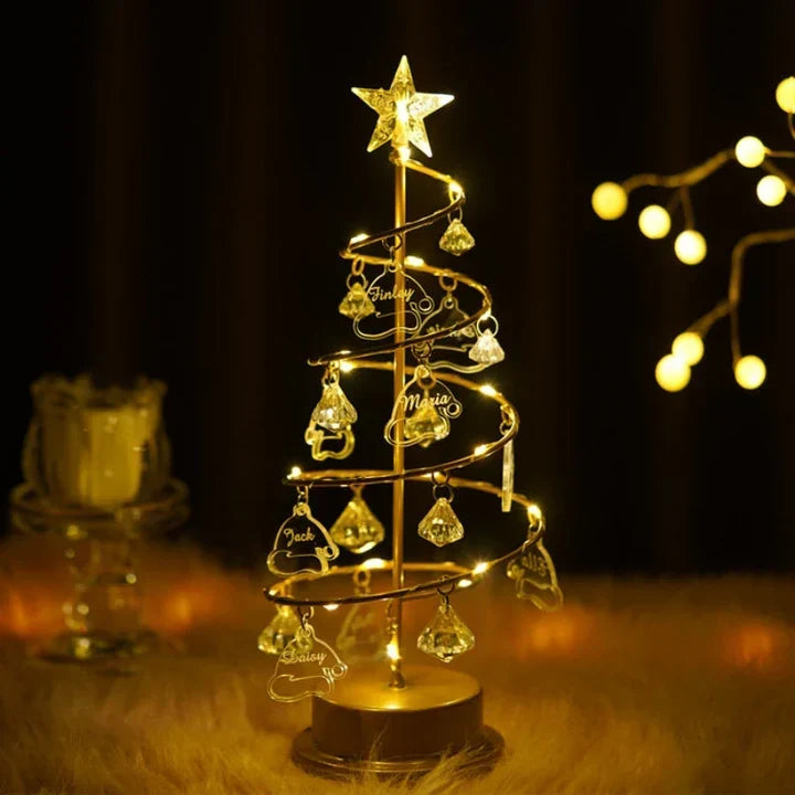 Gepersonaliseerde kerstboomhangers – stamboom
