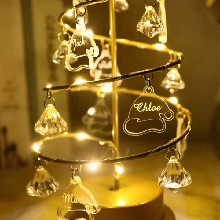 Gepersonaliseerde kerstboomhangers – stamboom