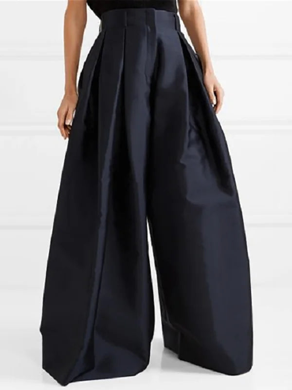 Geplooide High-Waist Maxi-Rok voor Dames