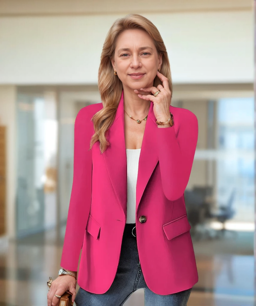 Getailleerde formele blazer voor dames