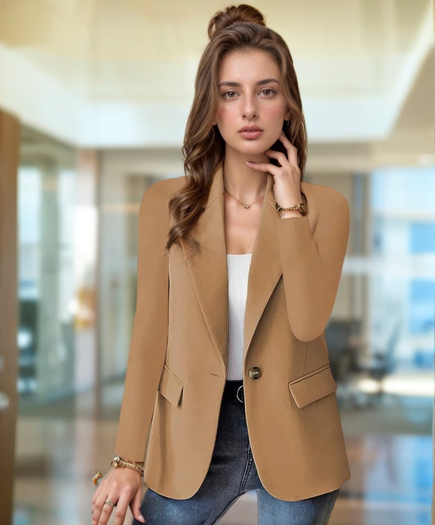 Getailleerde formele blazer voor dames