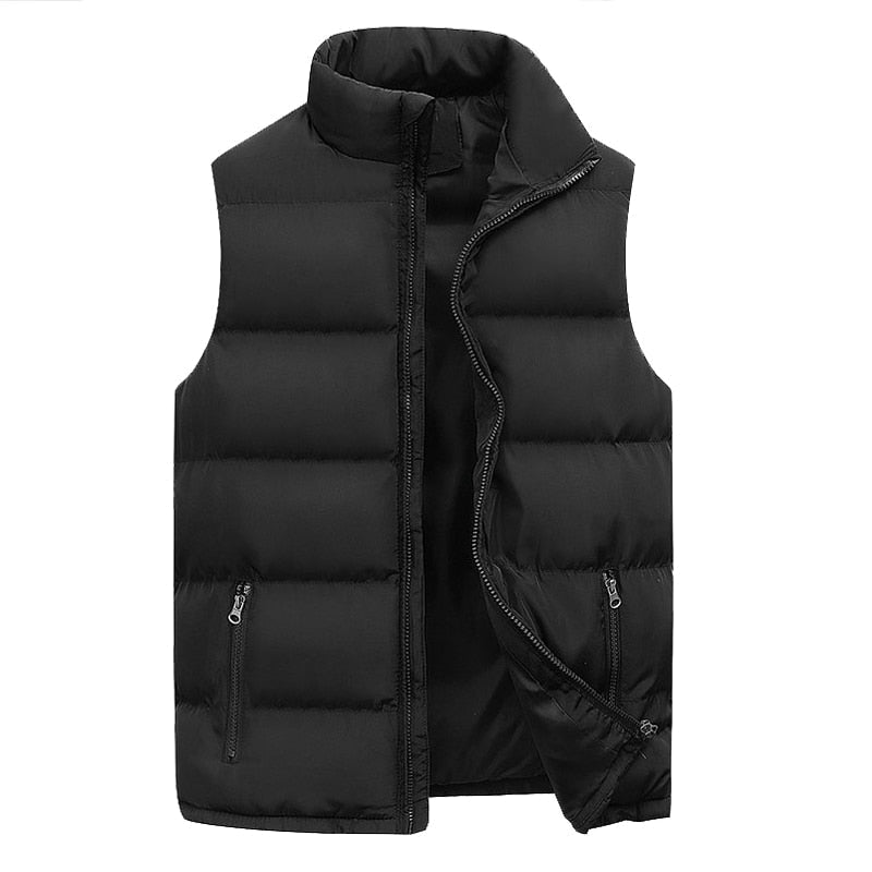 Gevoerde bodywarmer voor heren: Stijlvol en warm met ritssluiting
