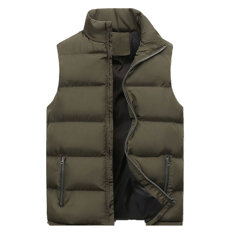 Gevoerde bodywarmer voor heren: Stijlvol en warm met ritssluiting