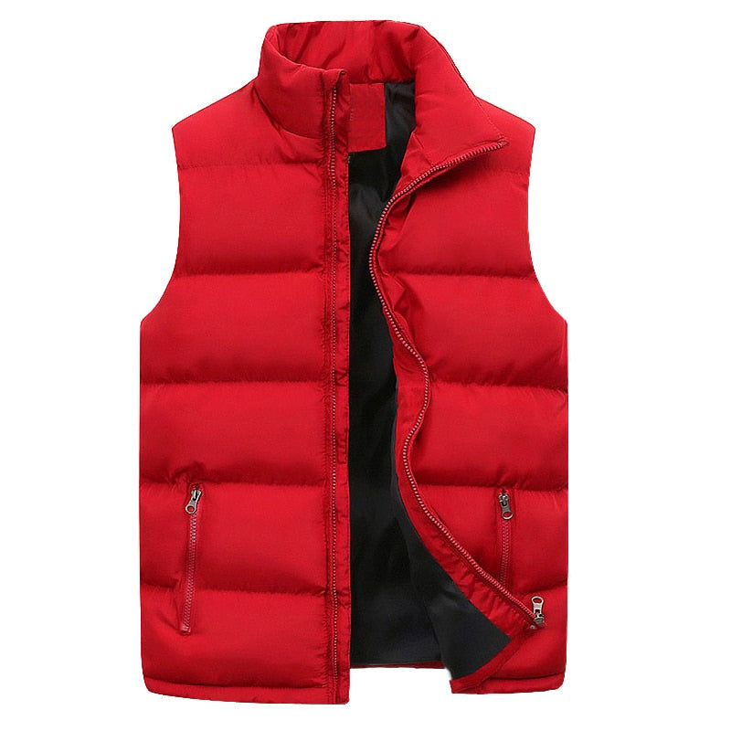 Gevoerde bodywarmer voor heren: Stijlvol en warm met ritssluiting