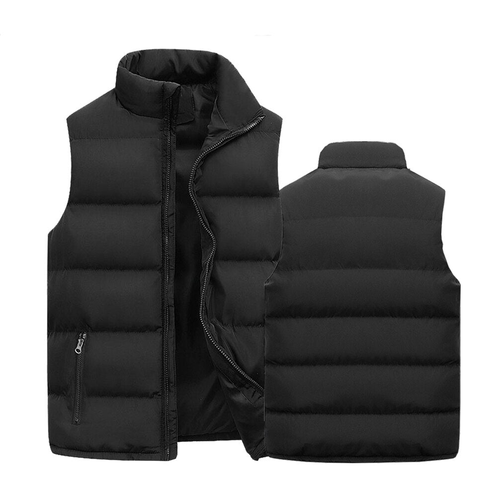 Gevoerde bodywarmer voor heren: Stijlvol en warm met ritssluiting