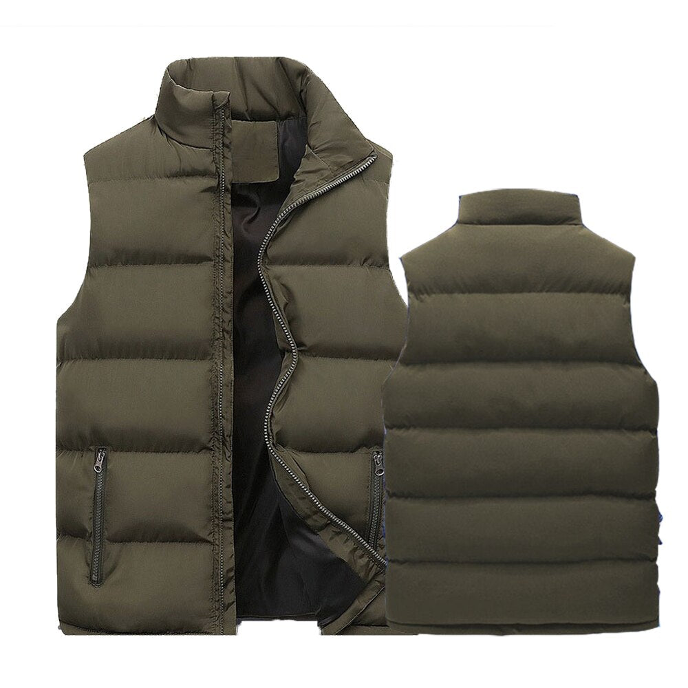 Gevoerde bodywarmer voor heren: Stijlvol en warm met ritssluiting
