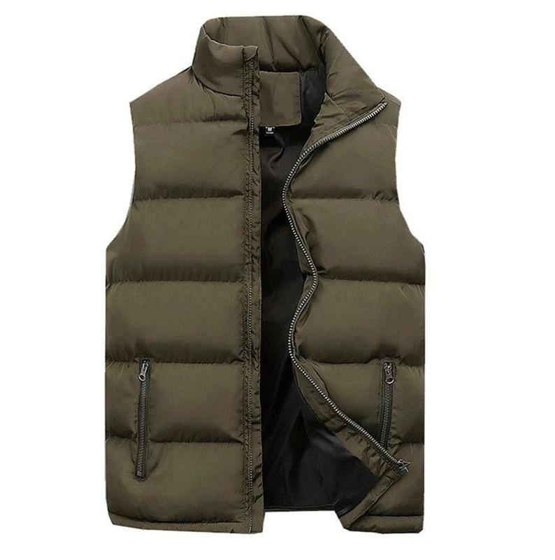 Gevoerde puffer bodywarmer voor heren