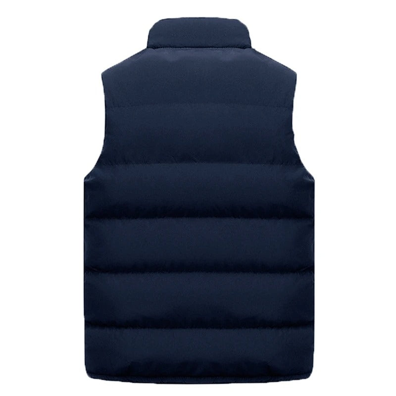 Gevoerde puffer bodywarmer voor heren