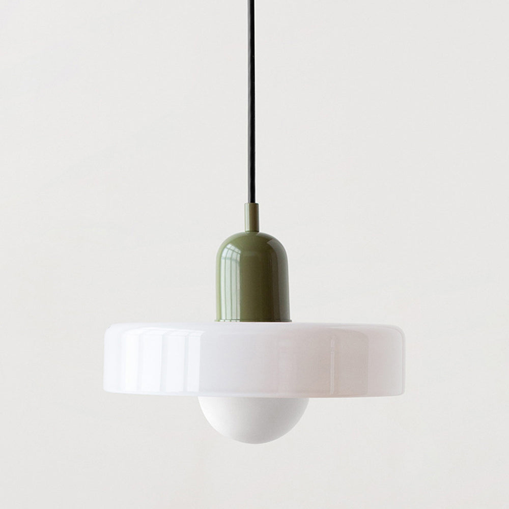 Glazen hanglamp in Bauhaus-design – Artistiek, modern en tijdloos
