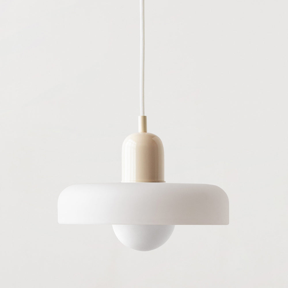 Glazen hanglamp in Bauhaus-design – Artistiek, modern en tijdloos