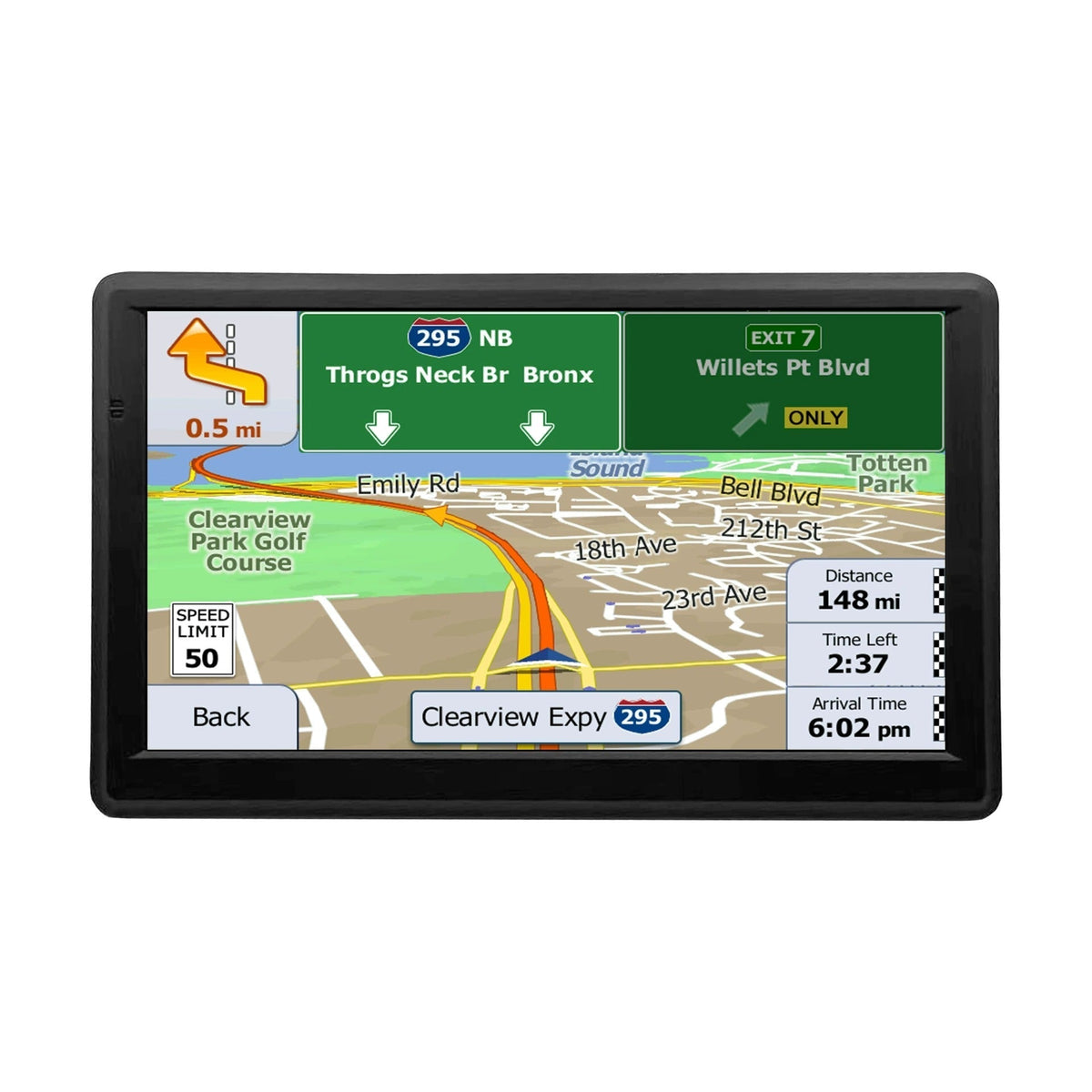 GPS-navigatiesysteem van 7 inch voor auto en vrachtwagen met realtime verkeersinformatie