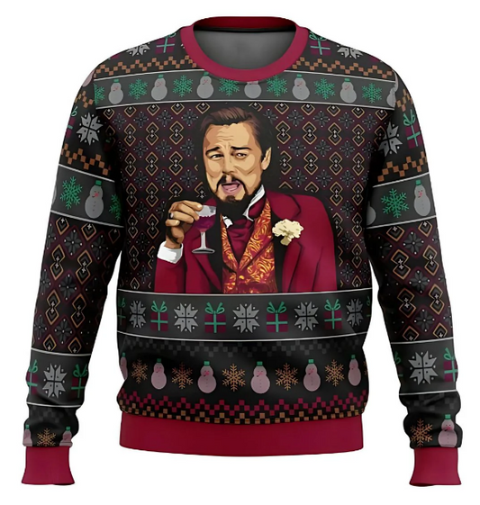 Grappige Meme-Kersttrui voor Heren – Feestelijk & Comfortabel