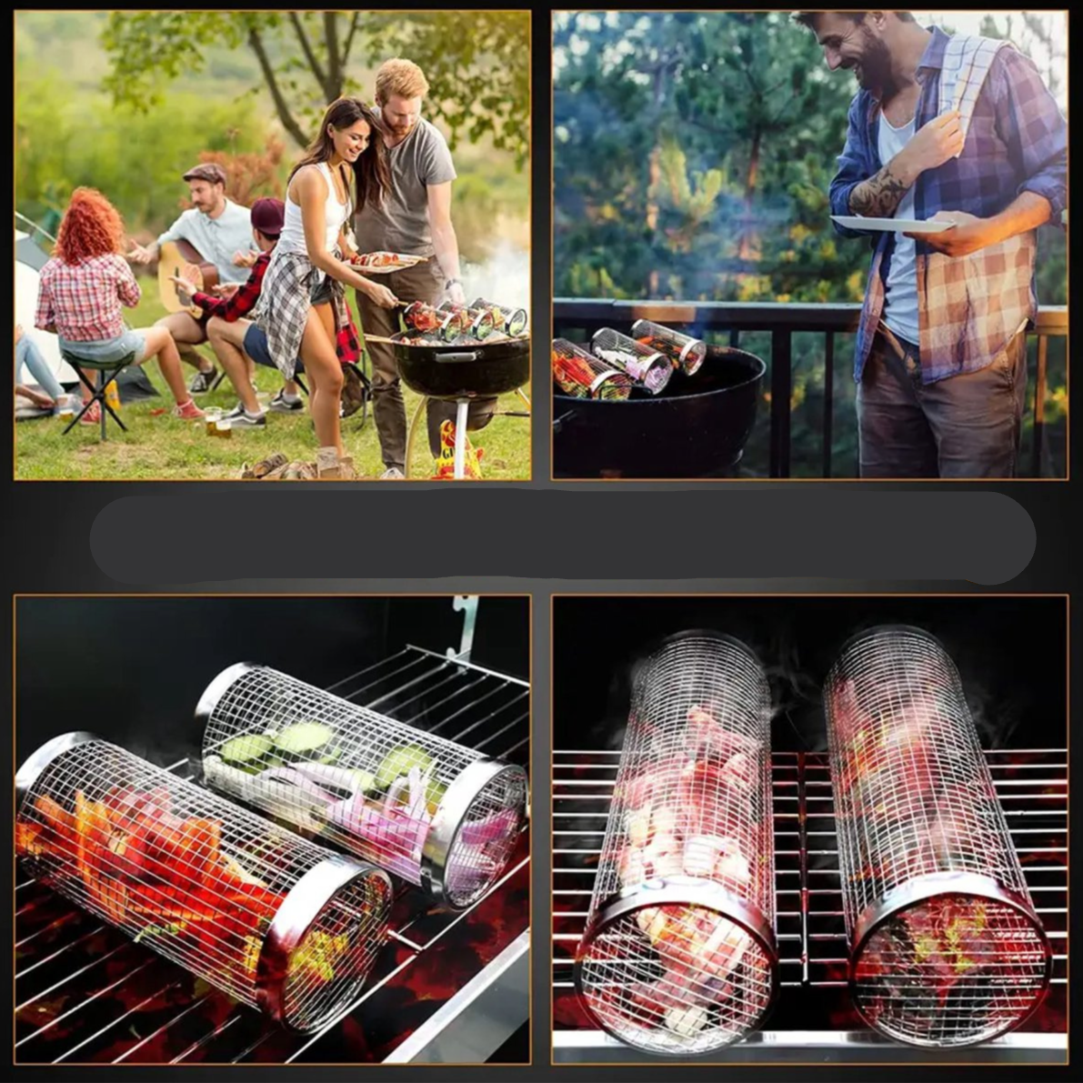 Grillmand – geen doorvallen van eten meer door het rooster