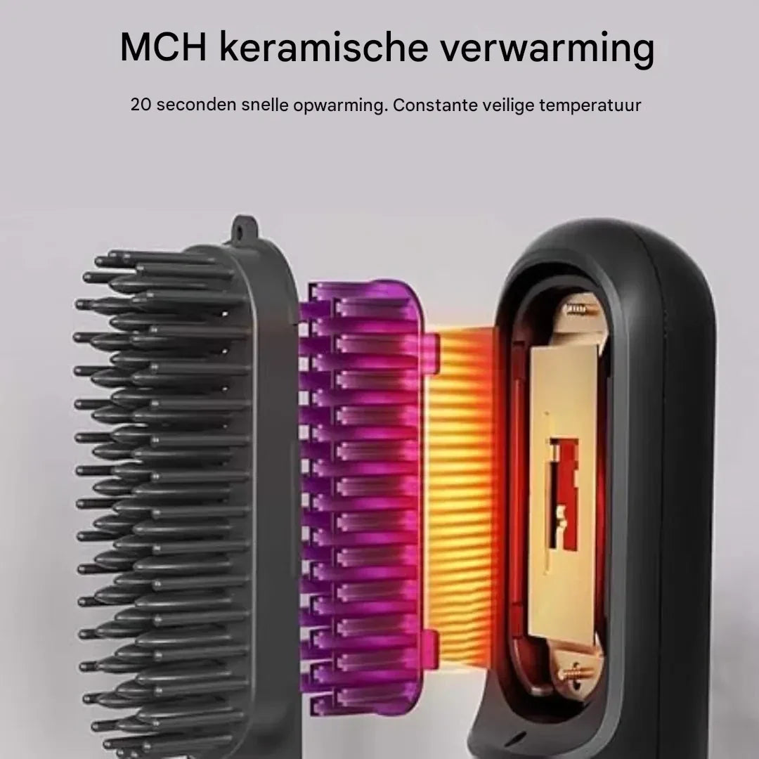 Haarborstel | Zeg dag tegen plat haar: de hele dag volume en glans zonder beschadiging!