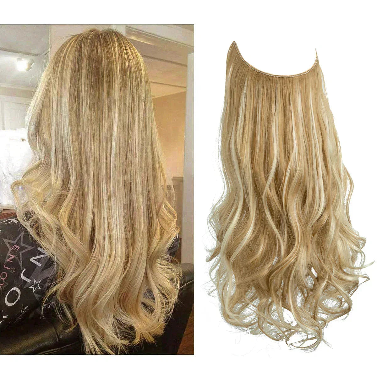 Haarextensions van echt haar | 100% remy-kwaliteit | Onzichtbaar volume & lengte | Natuurlijke glans | Hittebestendig & duurzaam