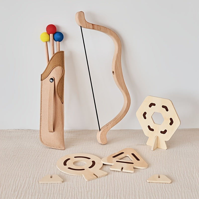 Handboogset voor kinderen met boog en pijlen – educatief en leuk speelgoed