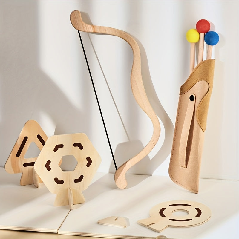 Handboogset voor kinderen met boog en pijlen – educatief en leuk speelgoed