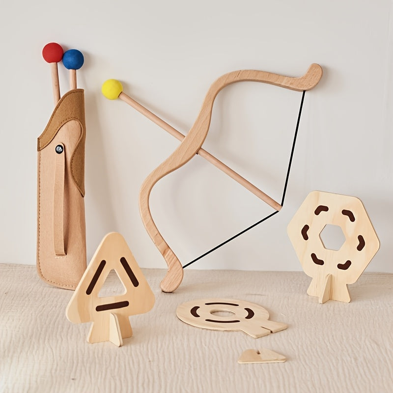 Handboogset voor kinderen met boog en pijlen – educatief en leuk speelgoed