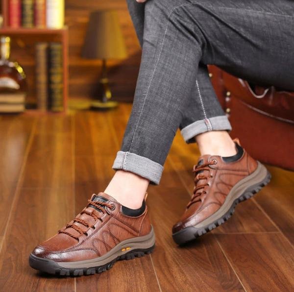 Handgemaakte leren schoenen