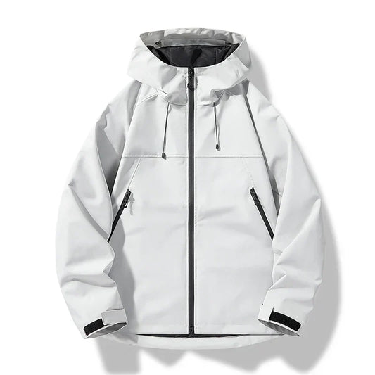 Hardshell jas met capuchon voor heren