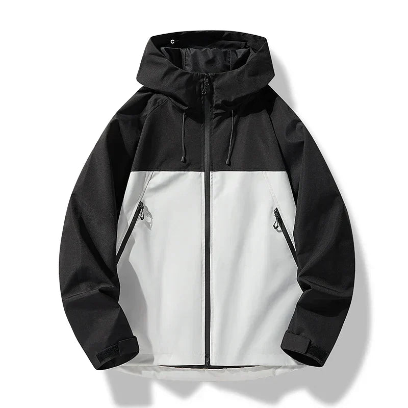 Hardshell jas met capuchon voor heren