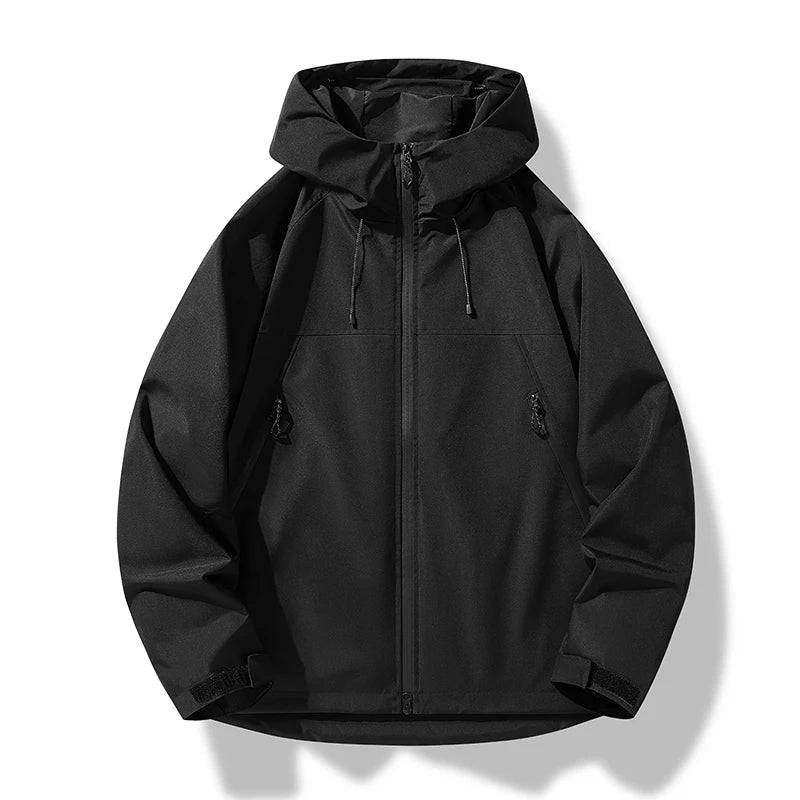 Hardshell jas met capuchon voor heren