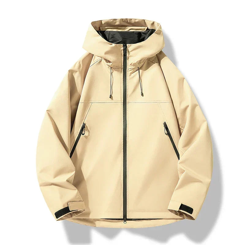 Hardshell jas met capuchon voor heren