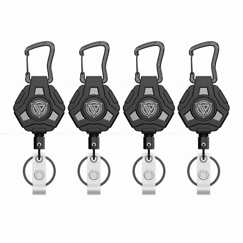 Heavy-duty uittrekbare sleutelhanger en badgehouder