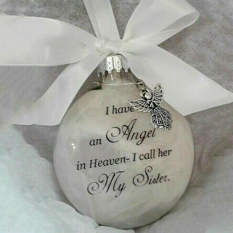 Herdenkingsornament - Engel in de hemel