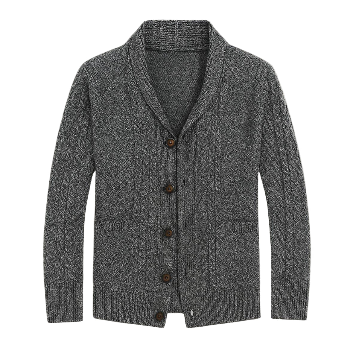 Heren cardigan in losse pasvorm