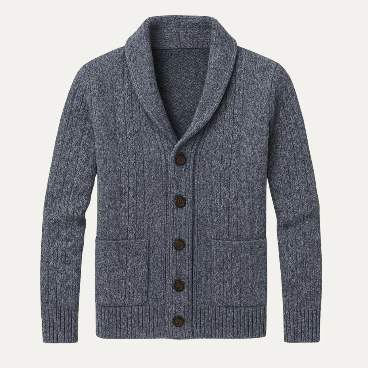 Heren cardigan in losse pasvorm