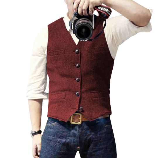 Heren gilet in modern fit