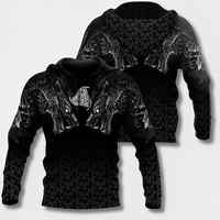 Heren hoodie met Vikingdesign