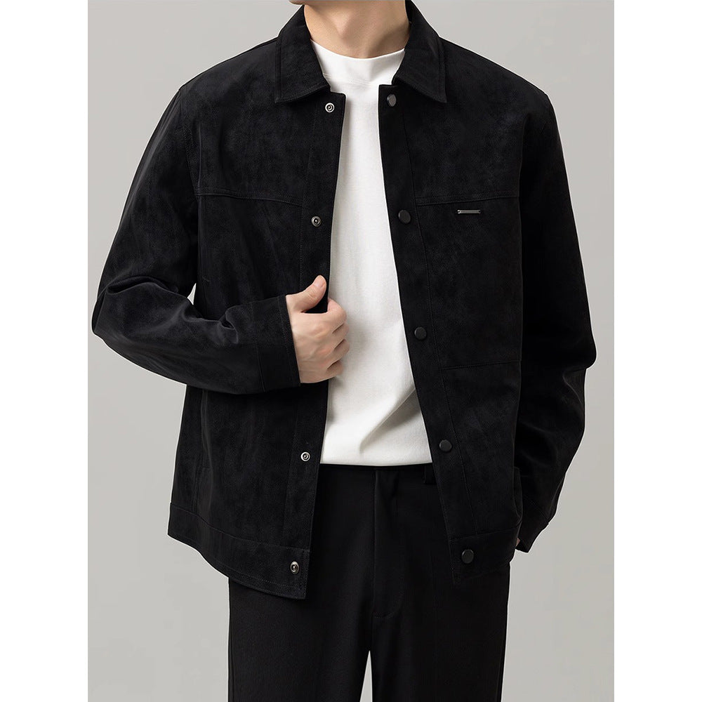 Heren overshirt met knopen