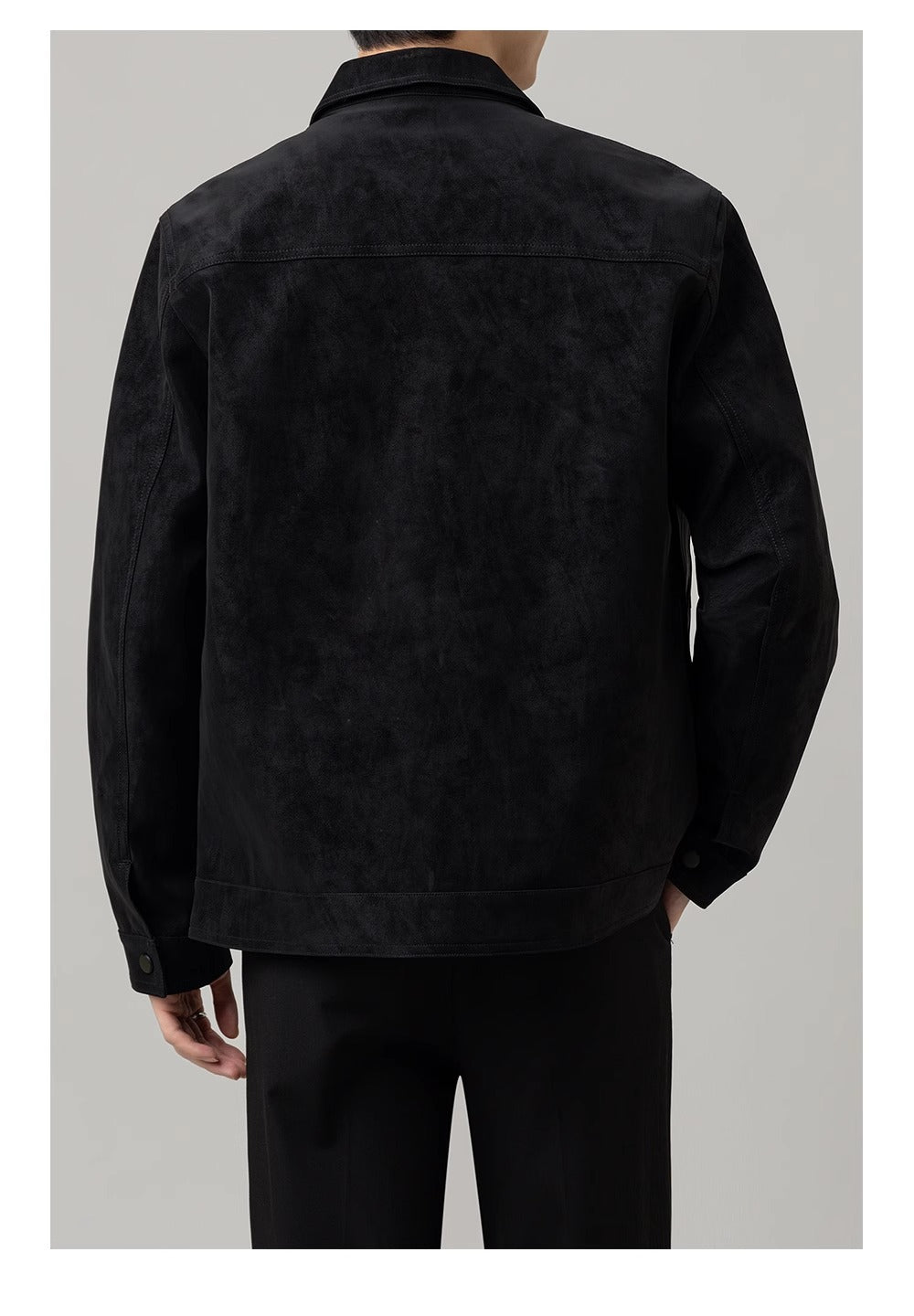 Heren overshirt met knopen