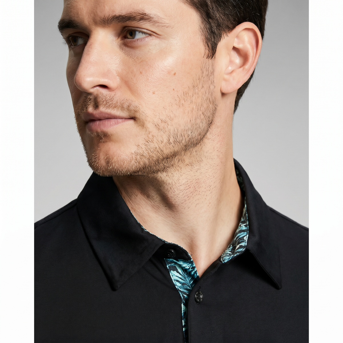 Herenpoloshirt van polyester en elastaan | Vochtafvoerend UPF 50 | Natuurlijke stretch