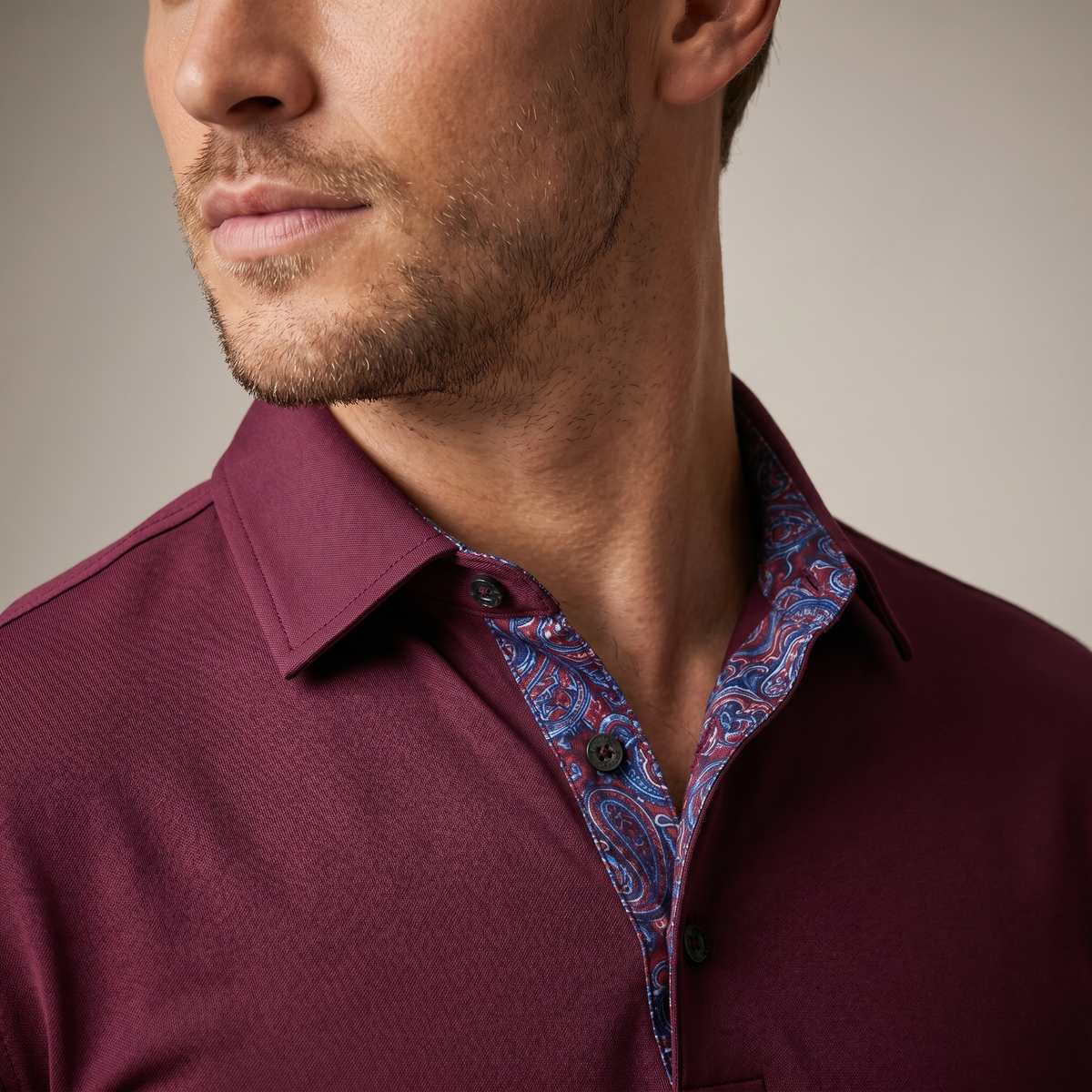 Herenpoloshirt van polyester en elastaan | Vochtafvoerend UPF 50 | Natuurlijke stretch