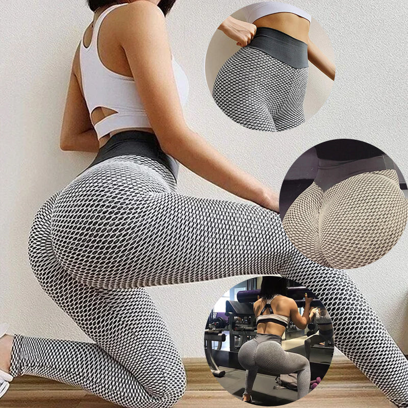 High-waist yogalegging met scrunch butt-lifting effect