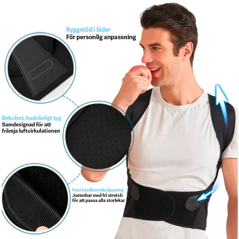 Houdingscorrector en rugbrace voor gezondheid en comfort
