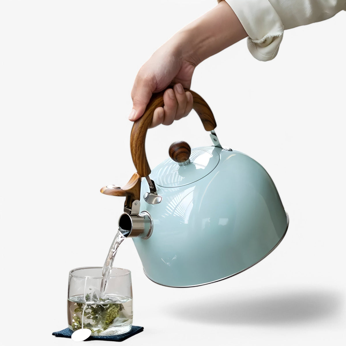 Inductie Fluitketel 2,5 L voor Inductiekookplaten met Veiligheidsfuncties