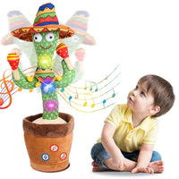 Interactief Pratend en Dansend Cactus Speelgoed voor Kinderen met Liedjes