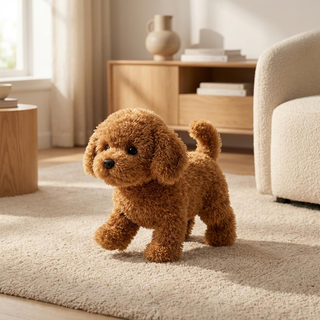Interactieve realistische pluche hond voor kinderen