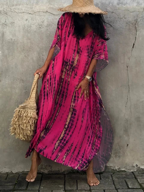 Kaftan maxi-jurk – Zomerse, luchtig en elegant