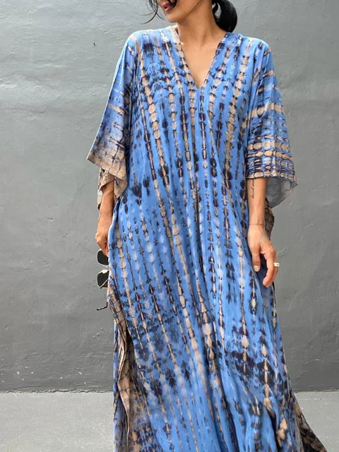 Kaftan maxi-jurk – Zomerse, luchtig en elegant