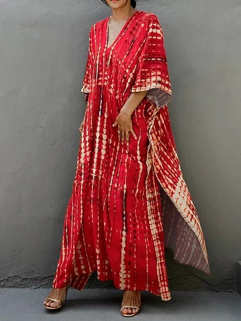 Kaftan maxi-jurk – Zomerse, luchtig en elegant