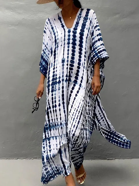 Kaftan maxi-jurk – Zomerse, luchtig en elegant