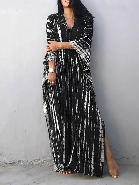 Kaftan maxi-jurk – Zomerse, luchtig en elegant
