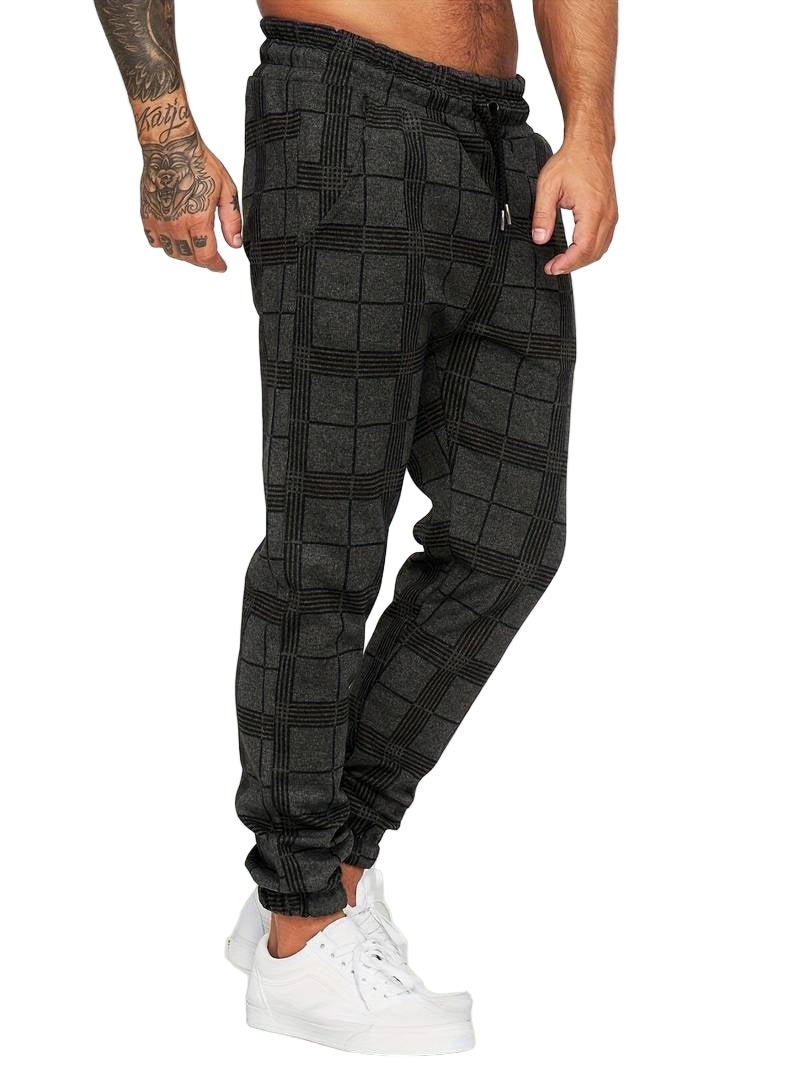 Katoenen joggingbroek voor heren met een comfortabele pasvorm